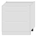 Kuchyňská skříňka Zoya D80s/3 bílý puntík/bílá