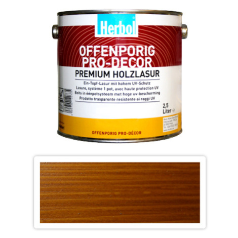 HERBOL Offenporig Pro Decor - univerzální lazura na dřevo 2.5 l Vlašský ořech 8404