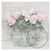 Paris Dekorace Ubrousky Sagen Vase bílé růže, 20 ks