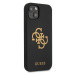 Guess GUHCP13SLS4GGBK hard silikonové pouzdro iPhone 13 Mini 5.4" black Silicone 4G Logo