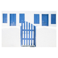 Fotografie whitewash and blue paint, Linda Wride, 40 × 26.7 cm