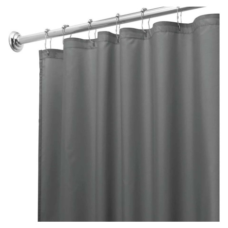 Šedý sprchový závěs iDesign, 180 x 200 cm
