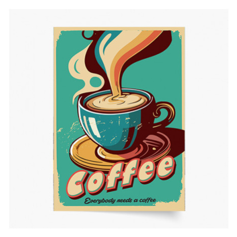 Plakát, American Coffee, 50x70