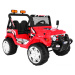 HračkyZaDobréKačky Elektrické autíčko Jeep Raptor, EVA kola, 2.4GHz červené