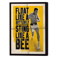 Obraz na plátně Muhammad Ali - Float Like a Butterfly, 4 - 60×80 cm