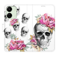 iSaprio flip pouzdro Crazy Skull pro Xiaomi Redmi 13C