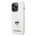 Karl Lagerfeld KLHMP14LSNCHBCH hard silikonové pouzdro iPhone 14 PRO 6.1" white Silicone Choupet