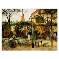 Obrazová reprodukce Café Terrace on Montmartre, Vincent van Gogh, 40 × 30 cm