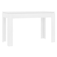 Jídelní stůl bílý 120 × 60 × 76 cm dřevotříska