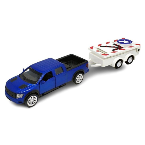 Sparkys 1:52 Ford F-150 SVT Raptor se silničním výstražným vozíkem