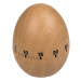 Popron.cz Kuchyňská minutka, vajíčko ve vzhledu dřeva, cca 7 x 6 cm,
