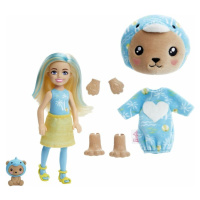 Mattel Barbie Cutie Reveal Chelsea v kostýmu - Medvídek v modrém kostýmu delfína