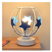 Dětská stolní lampa STARS 1xE27/15W/230V modrá/bílá