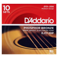 D'Addario EJ17-10P