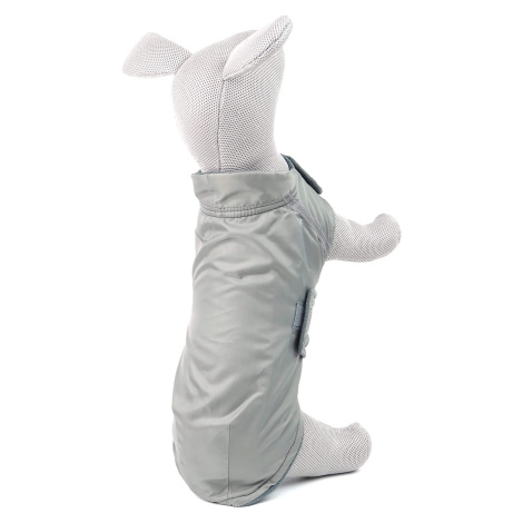 Vsepropejska Icy zimní bunda pro psa s reflexními prvky Barva: Šedá, Délka zad (cm): 28, Obvod h