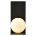 EMIBIG LIGHTING Nástěnné světlo Form 5, 15 cm x 30 cm, černá/opál