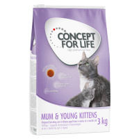 Concept for Life Mum & Young Kittens – Vylepšená receptura! - 3 kg