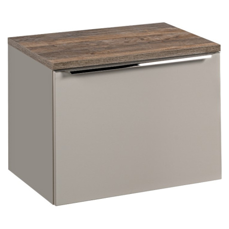 ArtCom Koupelnová skříňka s deskou SANTA Fe Taupe D60/1 | 60 cm