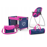 Milly Mally Set pro panenky Elsa Prestige Navy