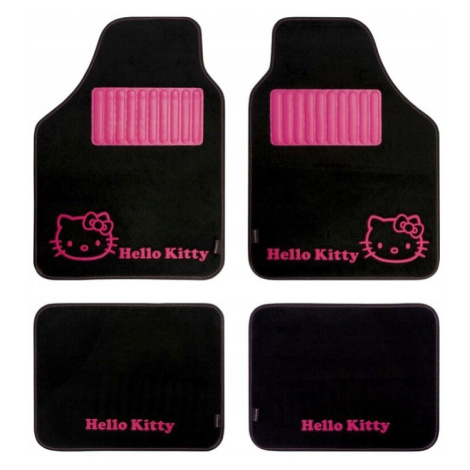 Sada koberců do auta Hello Kitty Černá Růžová (4 pcs)