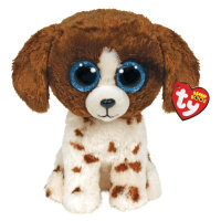 Beanie Boos Muddles hnědo-bílý pes 15 cm