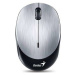 GENIUS myš NX-9000BT/ Bluetooth 4.0/ 1200 dpi/ bezdrátová/ dobíjecí baterie/ stříbrná