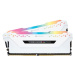 Corsair Vengeance RGB PRO 16GB (2x8GB) DDR4 3200 CL16, bílá CMW16GX4M2C3200C16W Bílá