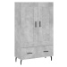 vidaXL Skříň highboard betonově šedá 69,5x31x115 cm kompozitní dřevo