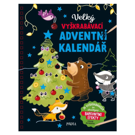 Velký vyškrabávací adventní kalendář PIKOLA