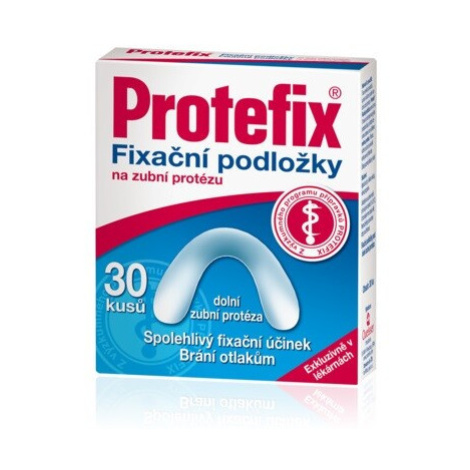 Protefix Fixační podložky - dolní zubní protéza 30ks