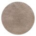 ELLE Decoration koberce Kusový koberec New York 106204 Taupe kruh - 200x200 (průměr) kruh cm