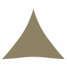 Stínící plachta trojúhelníková 4x4x4 m oxfordská látka Dekorhome Černá,Stínící plachta trojúheln