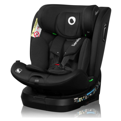 Lionelo - Autosedačka se základnou otočná BRAVE i-Size 40-150 cm Black Carbon 5903771708005