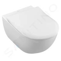 VILLEROY & BOCH Subway 2.0 Závěsné WC se sedátkem SoftClosing, DirectFlush, CeramicPlus, alpská 