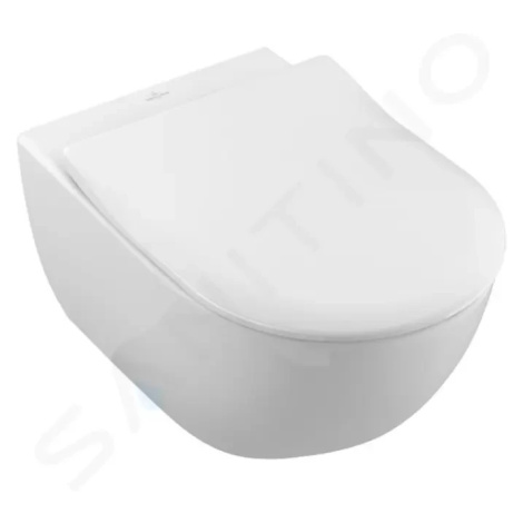 VILLEROY & BOCH Subway 2.0 Závěsné WC se sedátkem SoftClosing, DirectFlush, CeramicPlus, alpská 