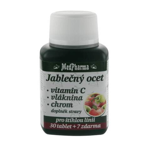 MedPharma Jablečný ocet+vlák.+vit.C+chrom tbl.37