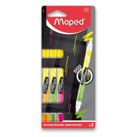 Zvýrazňovač MAPED Fluo Peps Duo Neon - sada 3 ks