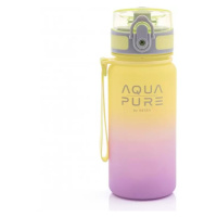 Zdravá láhev na vodu Aqua Pure 400ml fialovo-žlutá