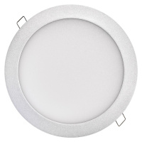 LED podhledové svítidlo PROFI stříbrné, 22,5 cm, 18 W, neutrální bílá