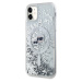 Zadní kryt Karl Lagerfeld Liquid Glitter Karl and Choupette Heads MagSafe pro Apple iPhone 11, t