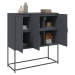 vidaXL Skříň highboard antracitová 100,5 x 39 x 107 cm ocel