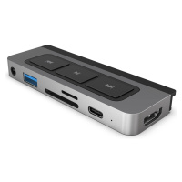 Hyper® HyperDrive Media 6-in-1 USB-C Hub pro iPad Šedá