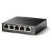 TP-Link switch TL-SF1005LP (5x100Mb/s, 4xPoE, 41W, fanless)