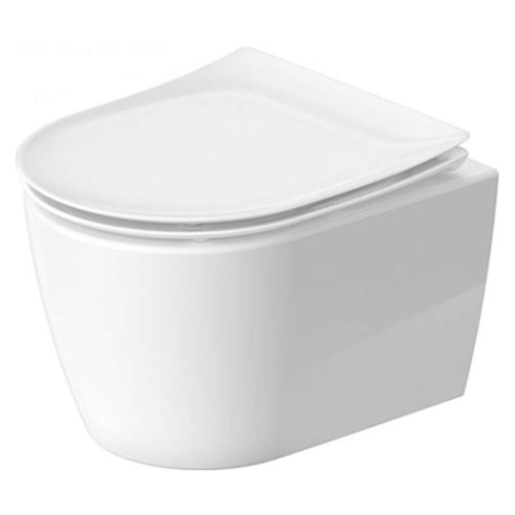 Duravit Soleil by Starck - Závěsné WC, Rimless, WonderGliss, bílá 25900900001