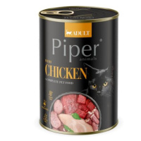 PIPER CAT ADULT 400g kuřecí maso konzerva pro dospělé kočky