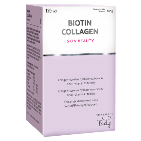 Biotin Collagen Skin Beauty 120 tablet VITABALANS