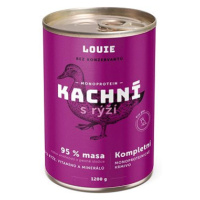 LOUIE Kompletní krmivo kachní (95 %) s rýží (5 %) 1200 g