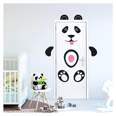 Dětské samolepky na zeď - Panda na dveře i zeď INSPIO