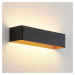 Arcchio Arcchio Karam LED nástěnné světlo, 36,5 cm, černé