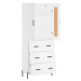 vidaXL Skříň highboard bílá 69,5 x 34 x 180 cm kompozitní dřevo